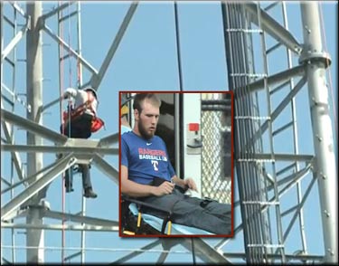 Texas tower climber rescued in Florida