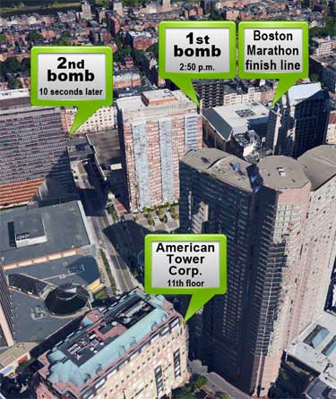 American Tower closes its doors for the day following Boston bombing
