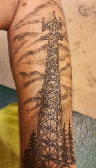 Tower Climber Tattoos