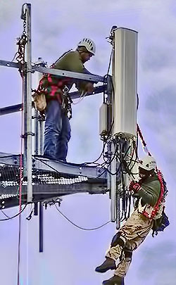 Cell tower tech rescued in Spokane, Washington