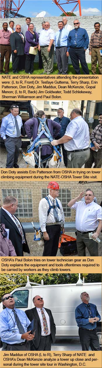 OSHA witnesses first hand the dangers facing the nation's tower climbers