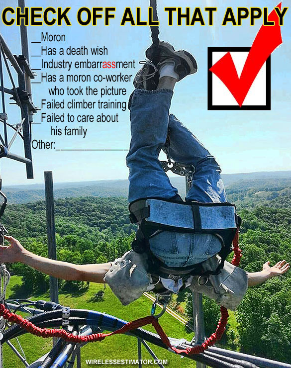Disregard for tower climber safety programs