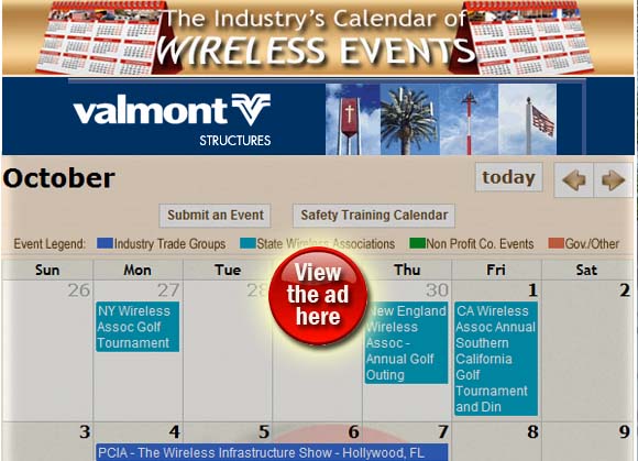 Wireless Events Calendar