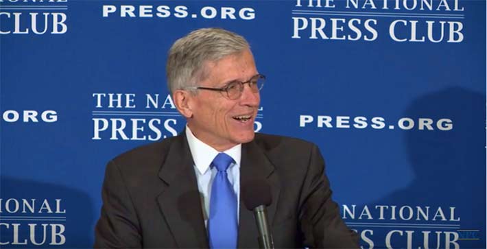 FCC Chairman Tom Wheeler said the nation shouldn't wait to wait for a 5G standard and should immediately put the pedal to the 5G metal and let other countries play catch-up ball.
