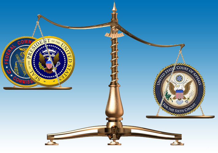 The FCC had been prodded by President Obama to strike down state laws restricting the growth of municipal broadband networks, but after the Sixth Circuit Court weighed in and stripped the FCC of its state law meddling.