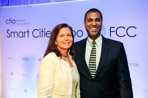 Just when auction fever seemed to be cooling down, CTIA President and CEO Meredith Attwell Baker is lobbying FCC Chairman Ajit Pai to begin another one. Pai was FCC Deputy General Counsel when Baker served as a Commissioner for two years.