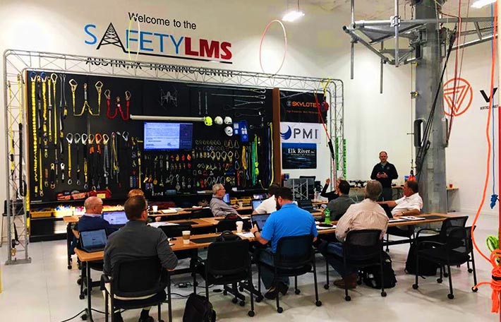 Scott Kisting discusses how the WIA will assist in further TIRAP's efforts as the association's national sponsor. TIRAP held meetings Tuesday and Wednesday at Safety LMS's new facility in Austin, Tex.