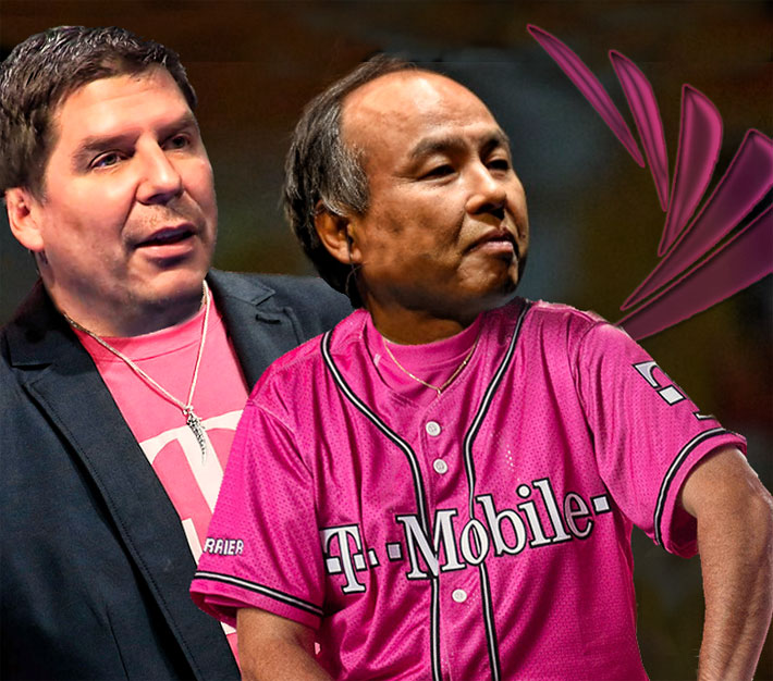 Sprint CEO John Legere and SoftBank CEO Masayoshi Son are showing their true colors