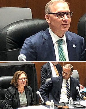 Craig Snyder, top, provides testimony during the hearing. Below, U.S. Senator John Thune (R-SD) and U.S. Senator Deb Fischer (R-NE) deliver opening remarks at today’s Senate Commerce Subcommittee Field Hearing in Sioux Falls, SD.
