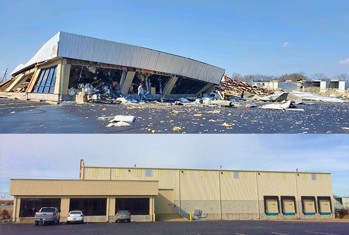 ComStar's training facility was completely demolished by Tuesday's tornado in Tennessee