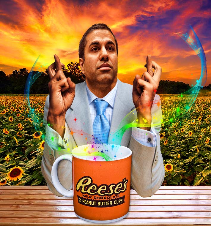 No matter what FCC Chairman Ajit Pai's Resse's chocolate tea leaves read, it will be unlikely that the U.S. Treasury will recoup any of the 