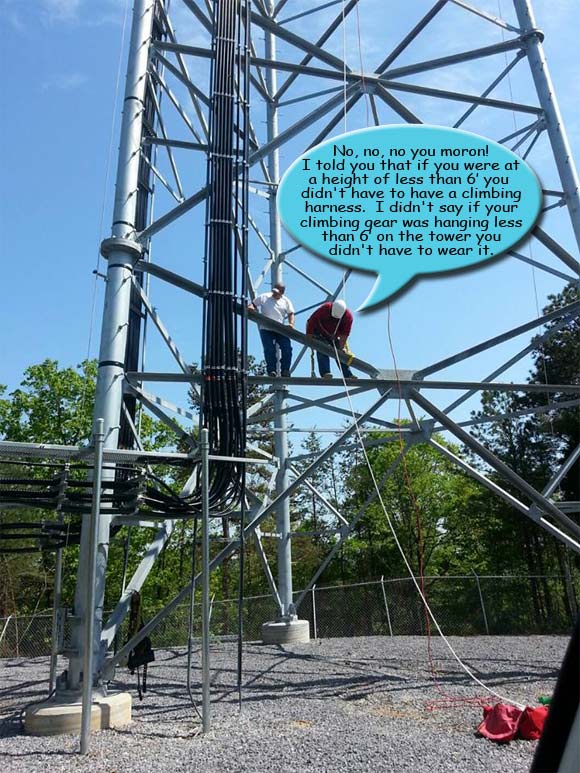 Disregard for tower climber safety programs