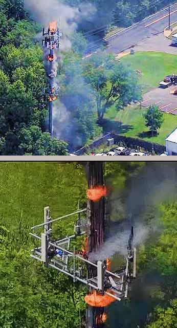 Monopole fire loss in PA could reach $1 million