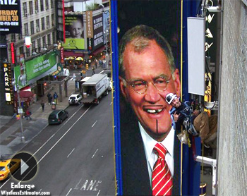 David Letterman Tower Climber