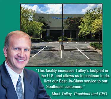 Talley opens its distribution center in Atlanta