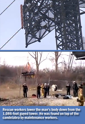 Tower Climber Suicide Michigan