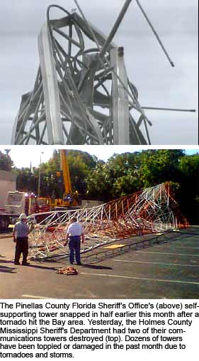 Tornadoes Collapse Towers