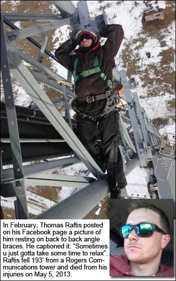 Canadian rigger killed following fall from Rogers Communications tower