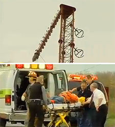 Tower Techs Hospitalized