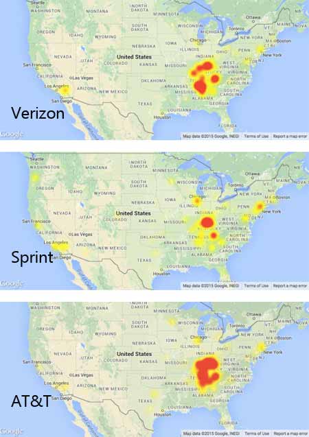 Cell Phone Outage Near Me Routers Fiber Line Cut Blamed For Massive Cell Phone Outage In The Southeast Wireless Estimator