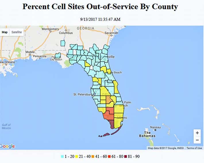 Slow Hurricane Irma cell site recovery expected as cable and wireline ...