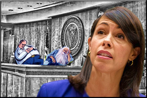 FCC Commissioner Jessica Rosenworcel believes that her fellow commissioners are lying down on the job when it comes to presenting timely reports following a disaster such as Hurricane Maria.