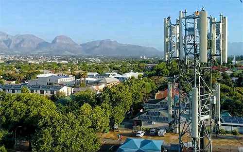 One of the over xx towers SBA Communications owns in South Africa