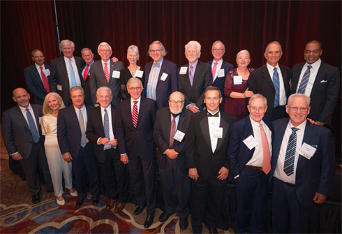 Previous Hall of Fame inductees attended the event