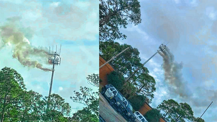 Cell Tower Fire | Wireless Estimator