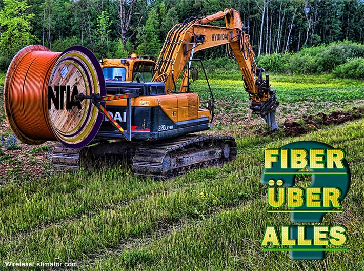 The NTIA took the wireless infrastructure industry by surprise when it announced that it preferred fiber ...