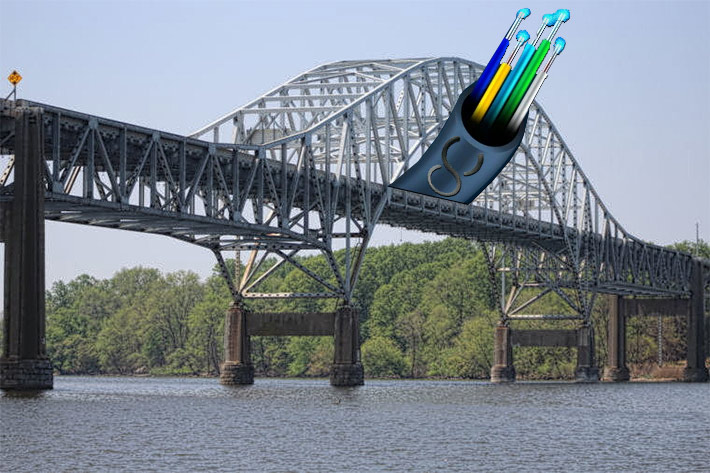 BRIDGE OVER TROUBLED CROWN CONDUIT WATERS - Crown Castle Fiber is suing Black Electric, claiming that the company cut into their fiber on the Hatem Memorial bridge and it cost Crown Castle almost $403,000 to repair.