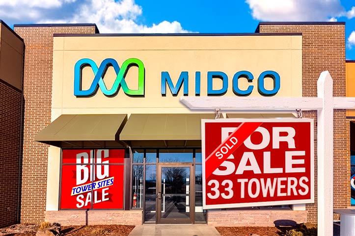 The number of towers and the price agreement remain confidential, however, according to the FCC's database, it appears that Midco (Mid ) owns 33 structures.