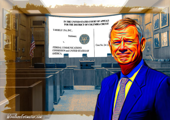 US Supreme Court Chief Justice John Roberts will not be present at the US Court of Appeals in DC when T-Mobile appeals an $80 million FCC fine; however, the opinion he wrote in the 6 to 3 vote released Friday regarding Chevron deference will be, and the court might be more critical of the methodology used by the FCC to arrive at the fine regarding T-Mobile's mobile device location actions.  