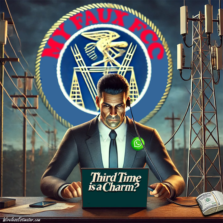 IF, AT FIRST, YOU DON’T SUCCEED, TRY, BUT DON’T GET TRIED AGAIN – A Puerto Rican 57-year-old man has pled guilty to scamming investors for thinking they were paying for FCC licenses that would provide generous monthly incomes.