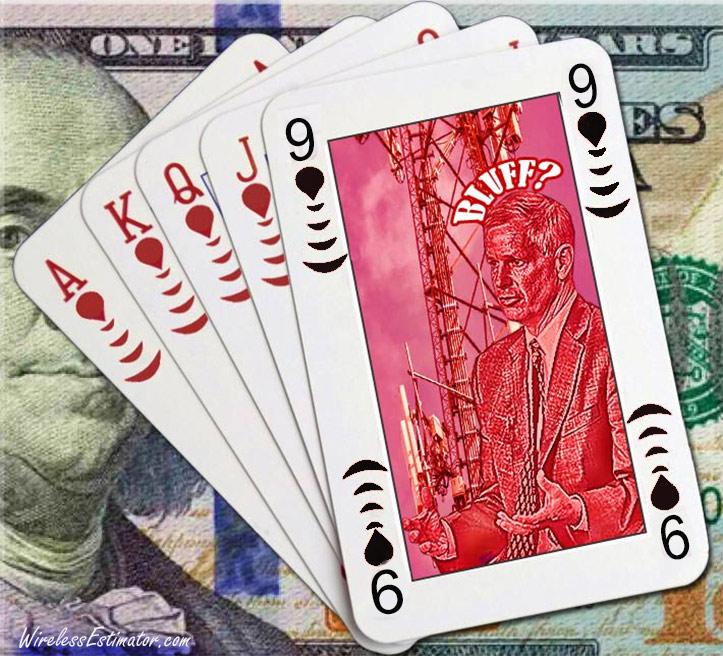 Charlie Ergen. Does he have the winning hand or is he bluffing?