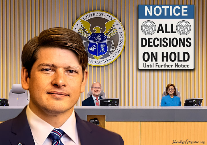 AND THEN THERE WERE TWO: The FCC has not yet released the tentative agenda for its upcoming June Open Commission Meeting scheduled for June 26, 2025. Typically, the agency posts the agenda approximately three weeks prior to the meeting date. Due to the recent resignations of Commissioners Nathan Simington, at left,and Geoffrey Starks, the FCC currently lacks a quorum, impacting the Commission's ability to vote on certain items during the upcoming meeting. FCC Chairman Brendan Carr and Commissioner Anna Gomez will be the only commissioners of the normal five allocations. No more than three commissioners can be from the same political party, to maintain balance.