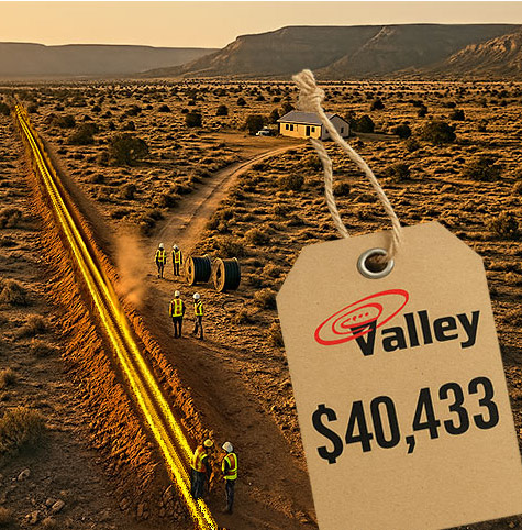 Valley Telephone Cooperative is slated for $40,433 per passing (300 locations), the highest line item in New Mexico’s final BEAD proposal.