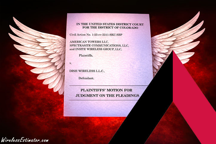 American Tower is asking the court to let its case take flight procedurally, moving for judgment on the pleadings without extended litigation.