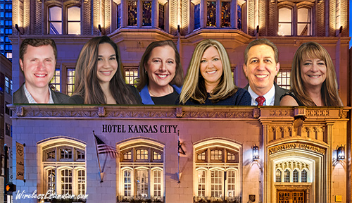 The leadership team includes Scott Buell, President; Taylor Weltmeyer-Sierra, Vice President; Lauren Goff, Vice President; Tom Skidmore, Secretary; Chelle Eischens, Treasurer; and Deb Battaglia, Board Member.