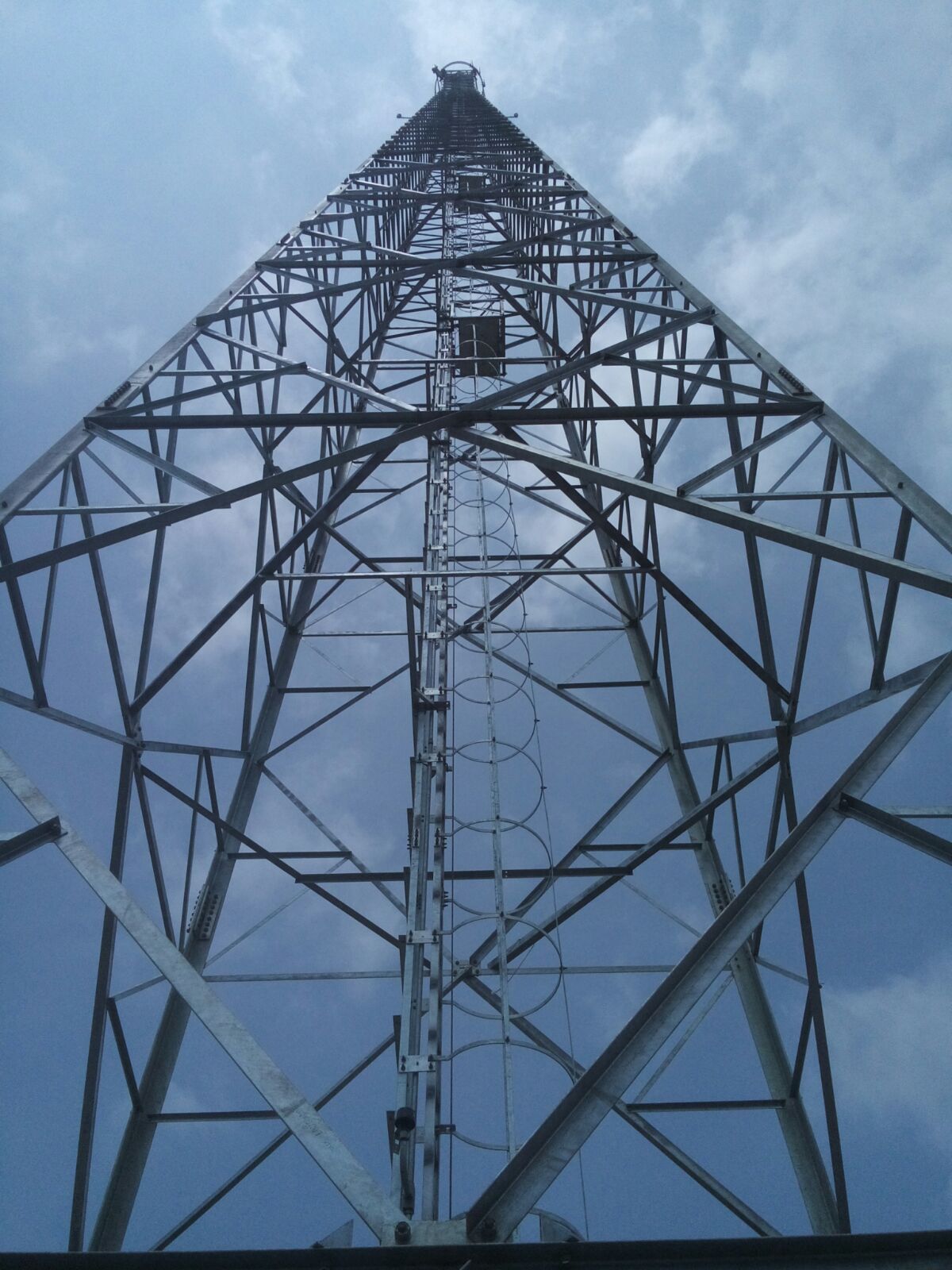 Traditional above-ground cabinet and tower installation